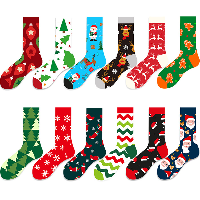 Custom Christmas Socks   Cotton Christmas Sock   Wholesale Christmas Socks