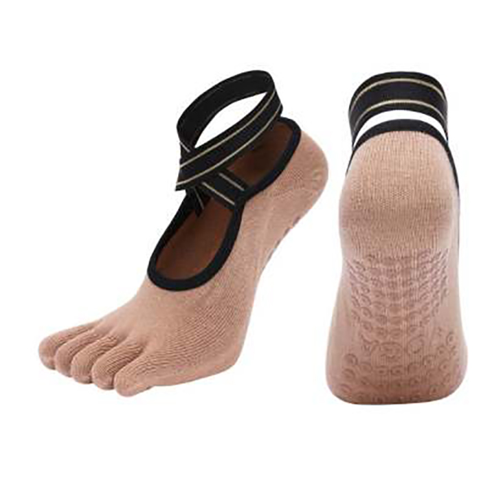 non-slip grips yoga socks   custom yoga socks  woman yoga socks 