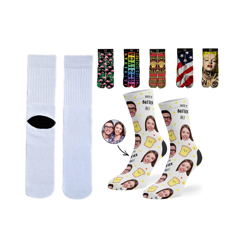 sublimation socks   3d digital printed socks   custom 360 print socks